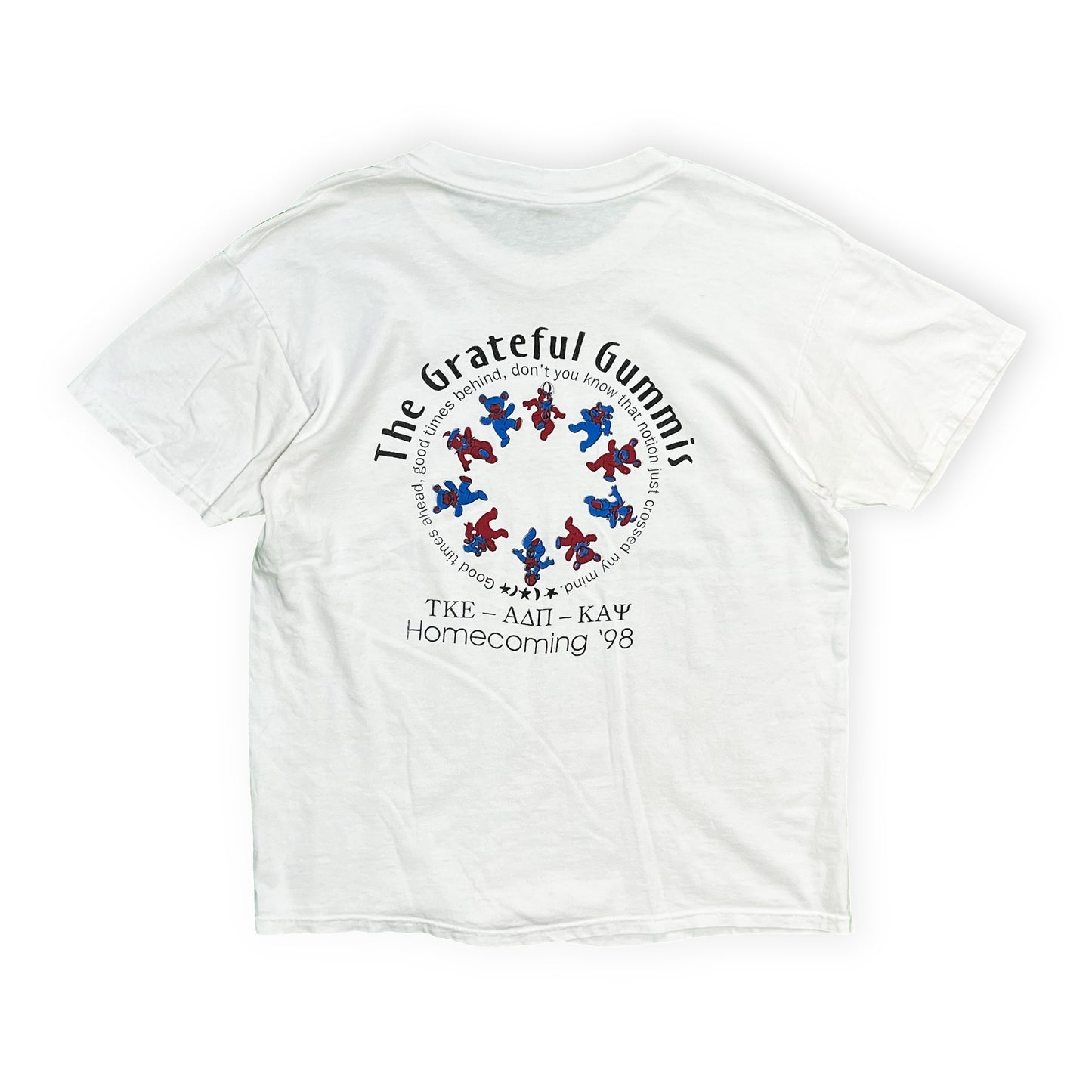 90's Hanes The Grateful Gummis T "Gratefuldead パロディー" Size (L)