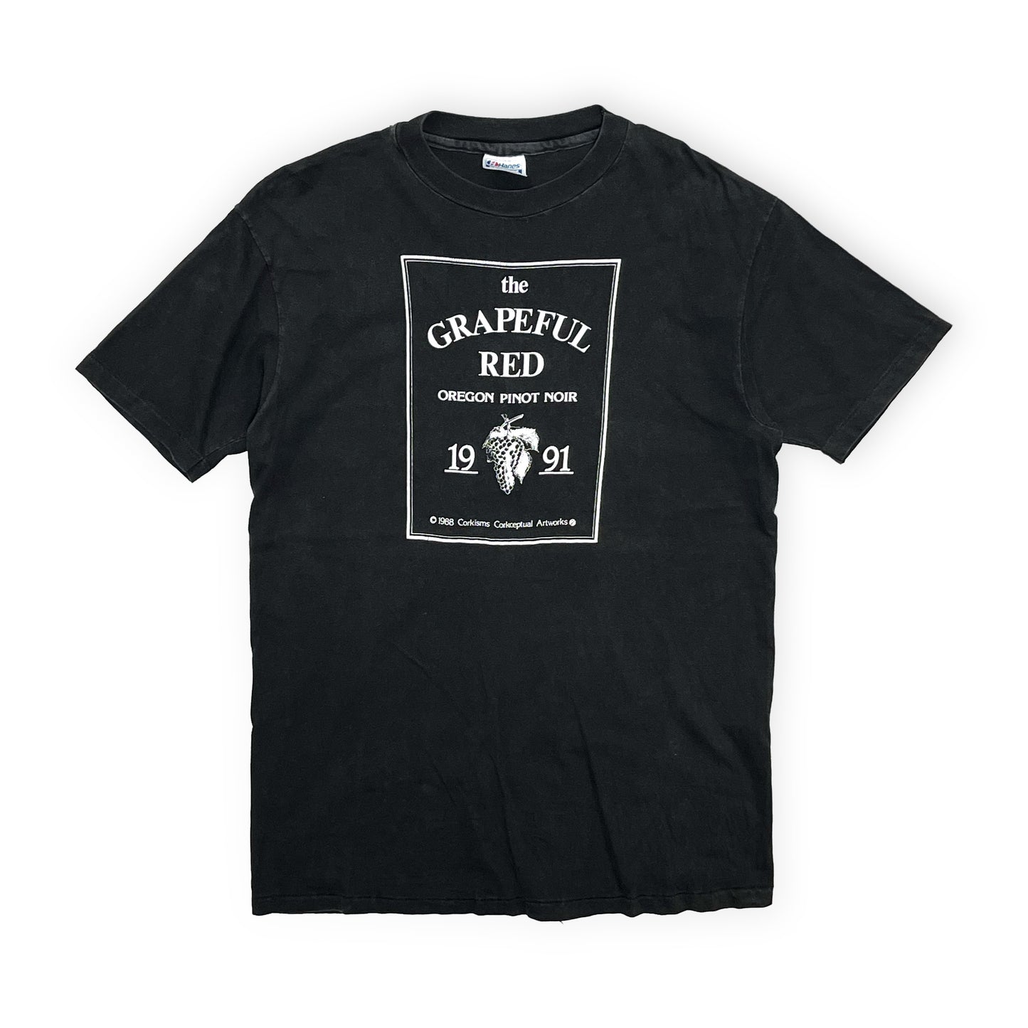 90's Hanes The GRAPEFUL RED "Gratefuldead パロディー？" T Size (L)
