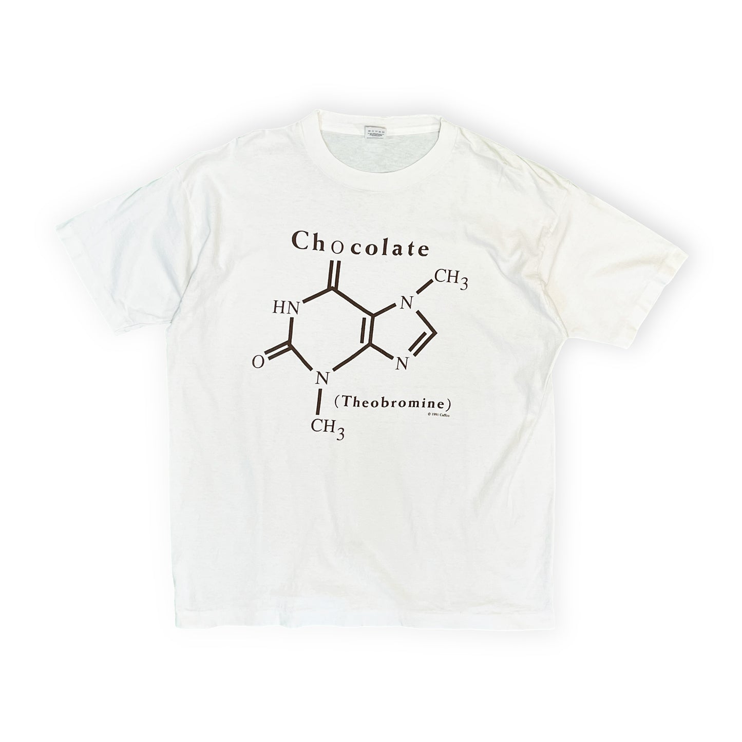 90's FRUIT OF THE LOOM Chocolate T Size (XL)