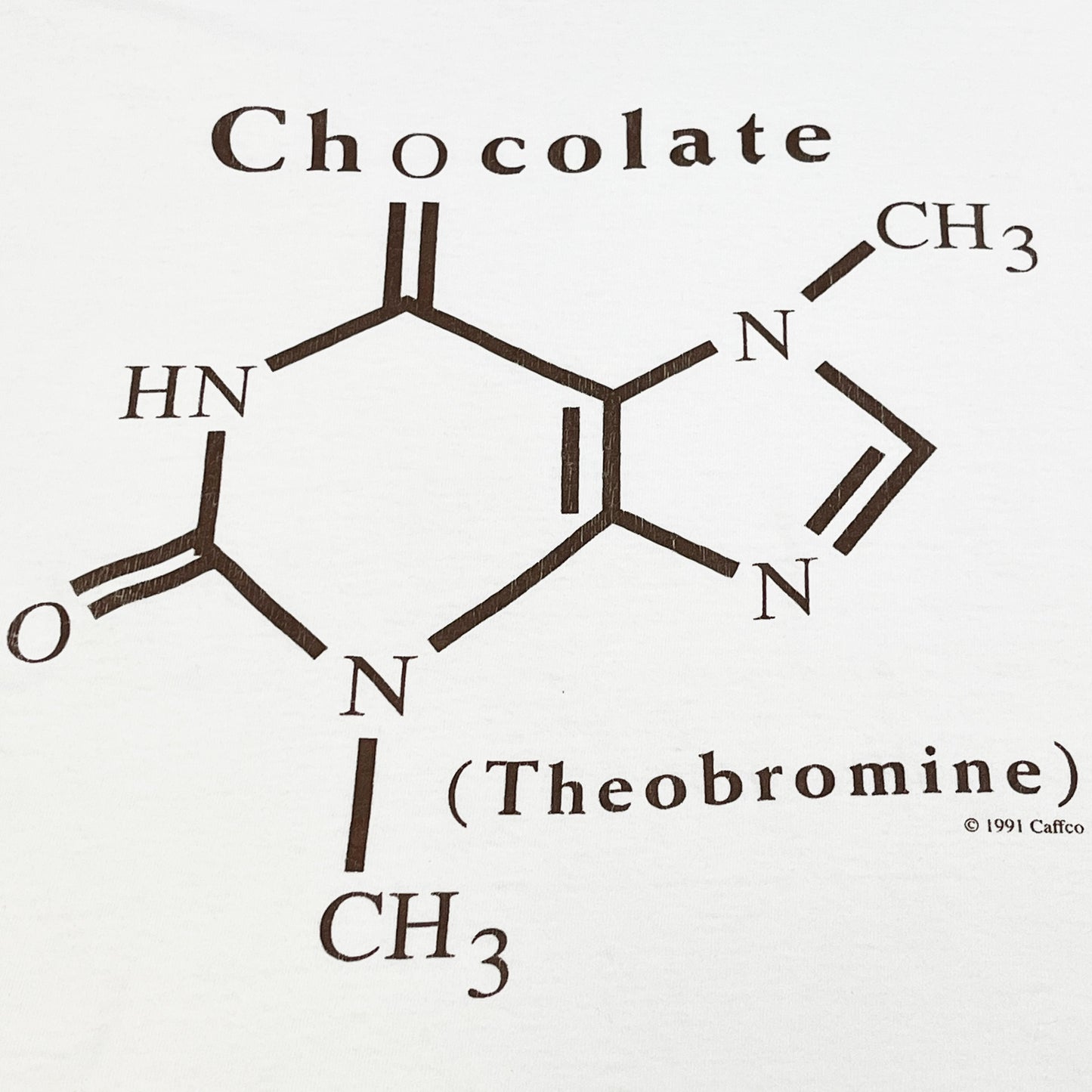 90's FRUIT OF THE LOOM Chocolate T Size (XL)