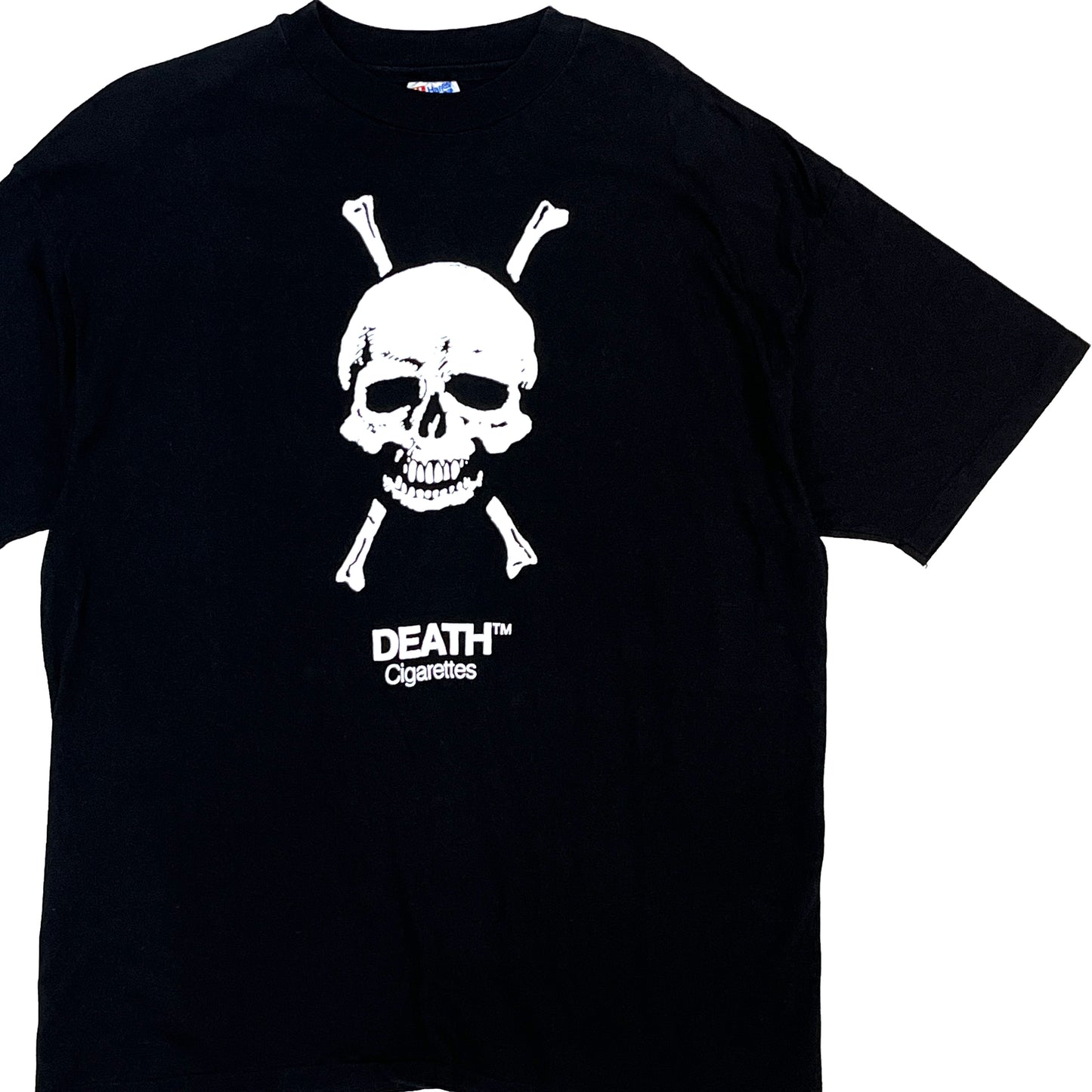 90's Hanes DEATH Cigarettes T 両面プリント Size (XL)