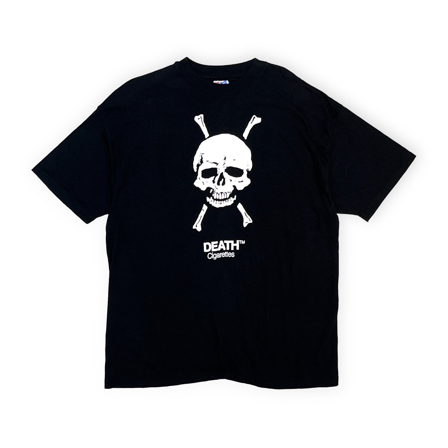 90's Hanes DEATH Cigarettes T 両面プリント Size (XL)