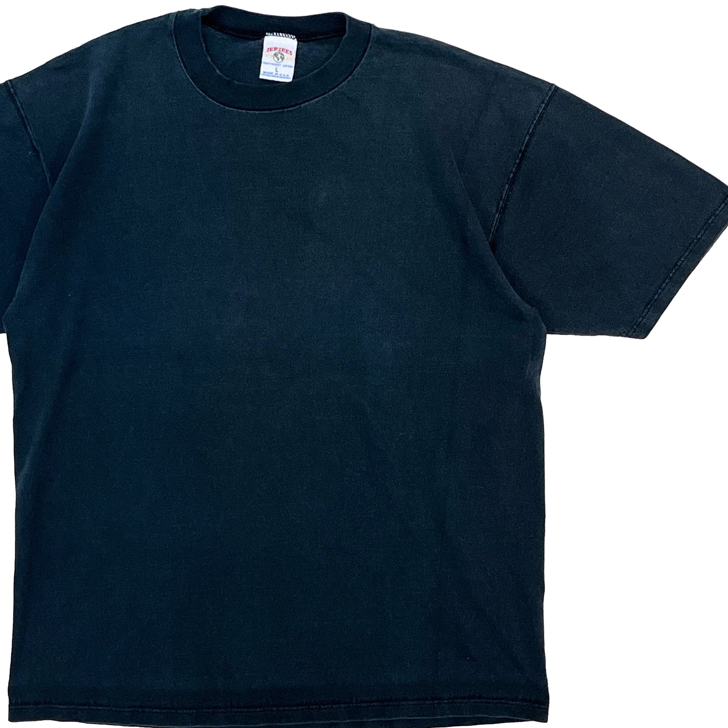 90's JERZEES Blank T ブラック Size (L)
