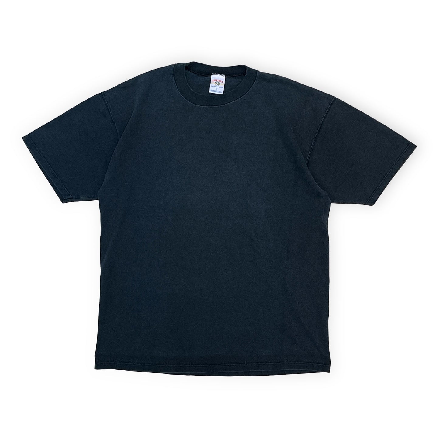90's JERZEES Blank T ブラック Size (L)