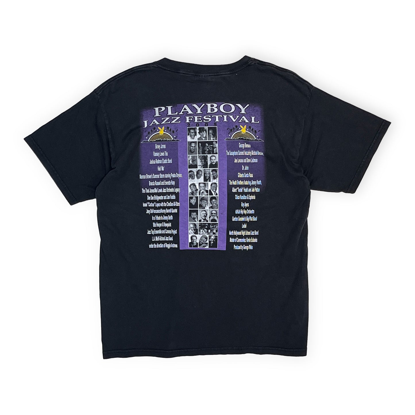 00's GILDAN PLAYBOY "JAZZ Festival" T 両面プリント Size (L)