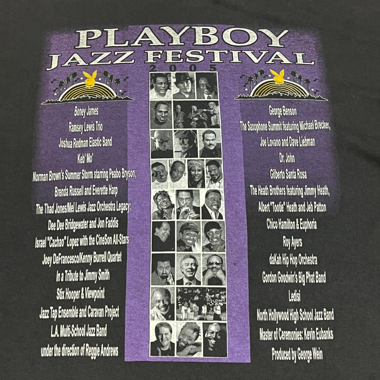 00's GILDAN PLAYBOY "JAZZ Festival" T 両面プリント Size (L)