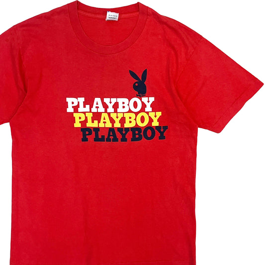 90's FRUIT OF THE LOOM PLAYBOY T Size (L)