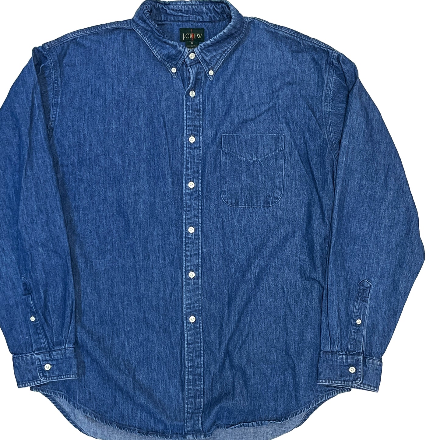 アメリカ製 J.Crew Denim 3点留め ボタンダウン SH Size (XL)
