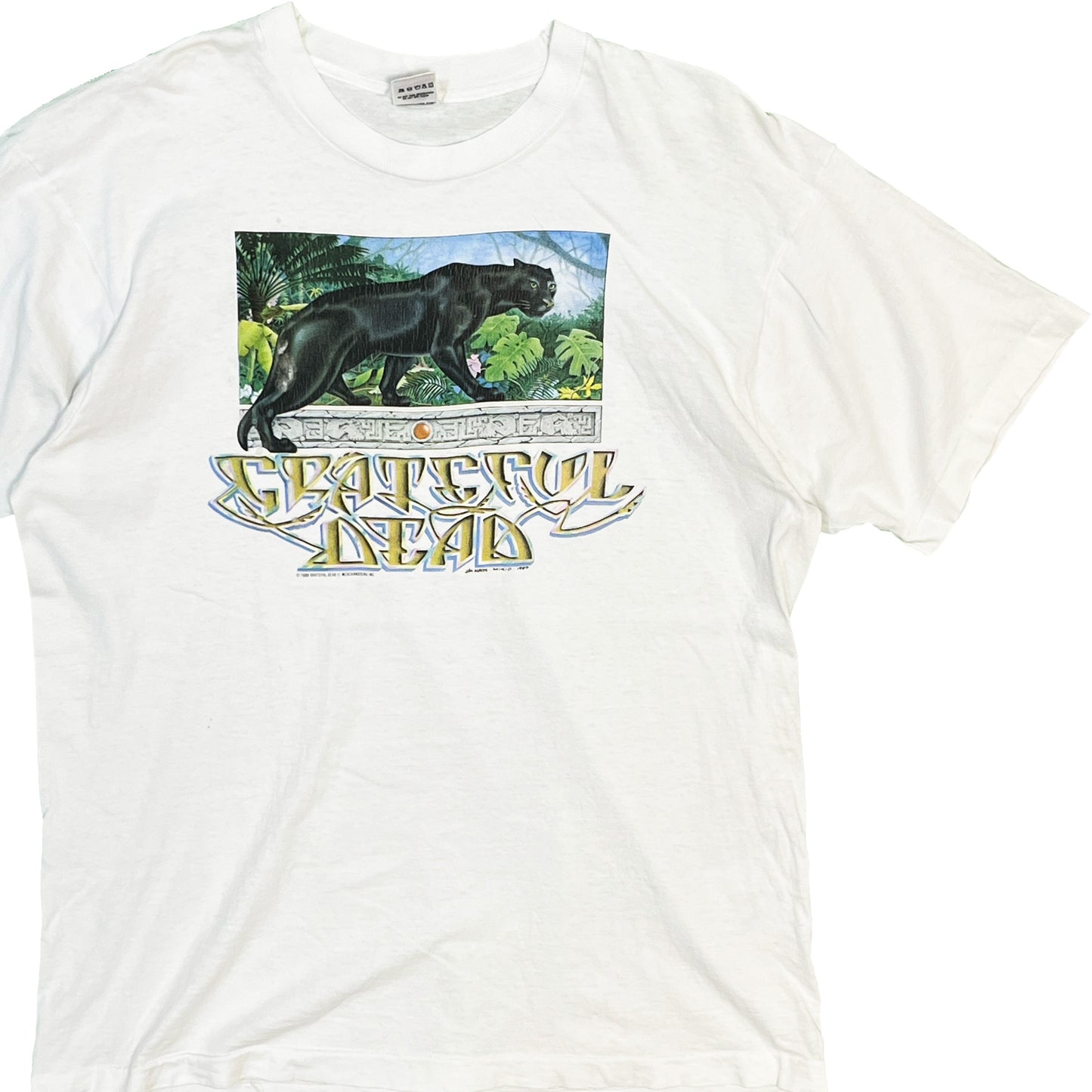 90's FRUIT OF THE LOOM Gratefuldead T "Black Panther" Size (XL)