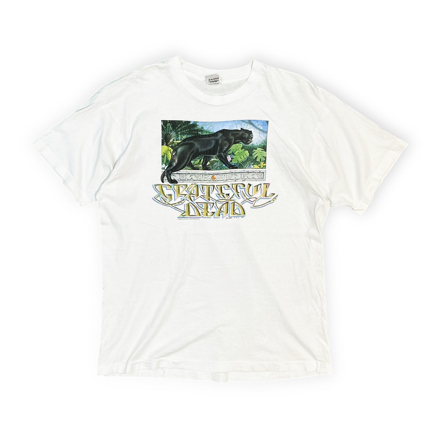 90's FRUIT OF THE LOOM Gratefuldead T "Black Panther" Size (XL)