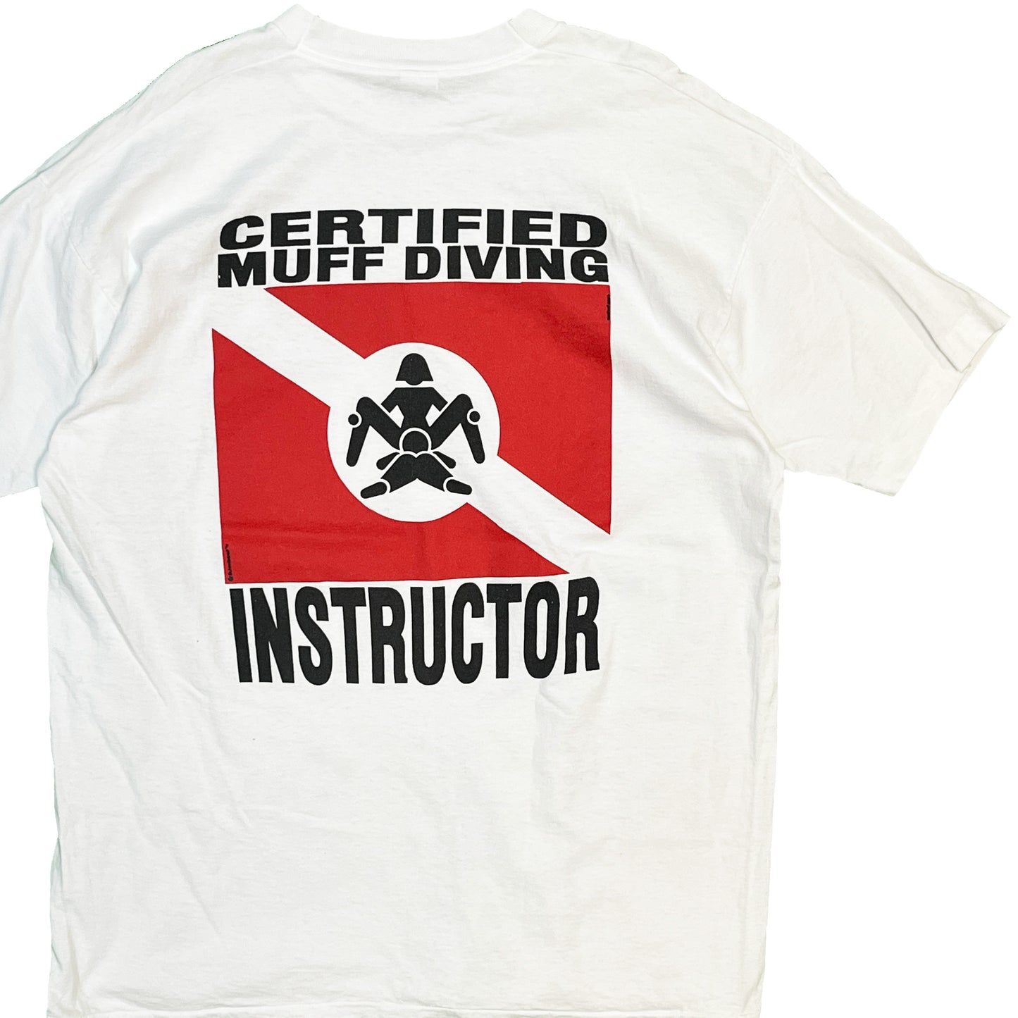 90's FRUIT OF THE LOOM "MUFF DIVING" エロ T Size (XXL)