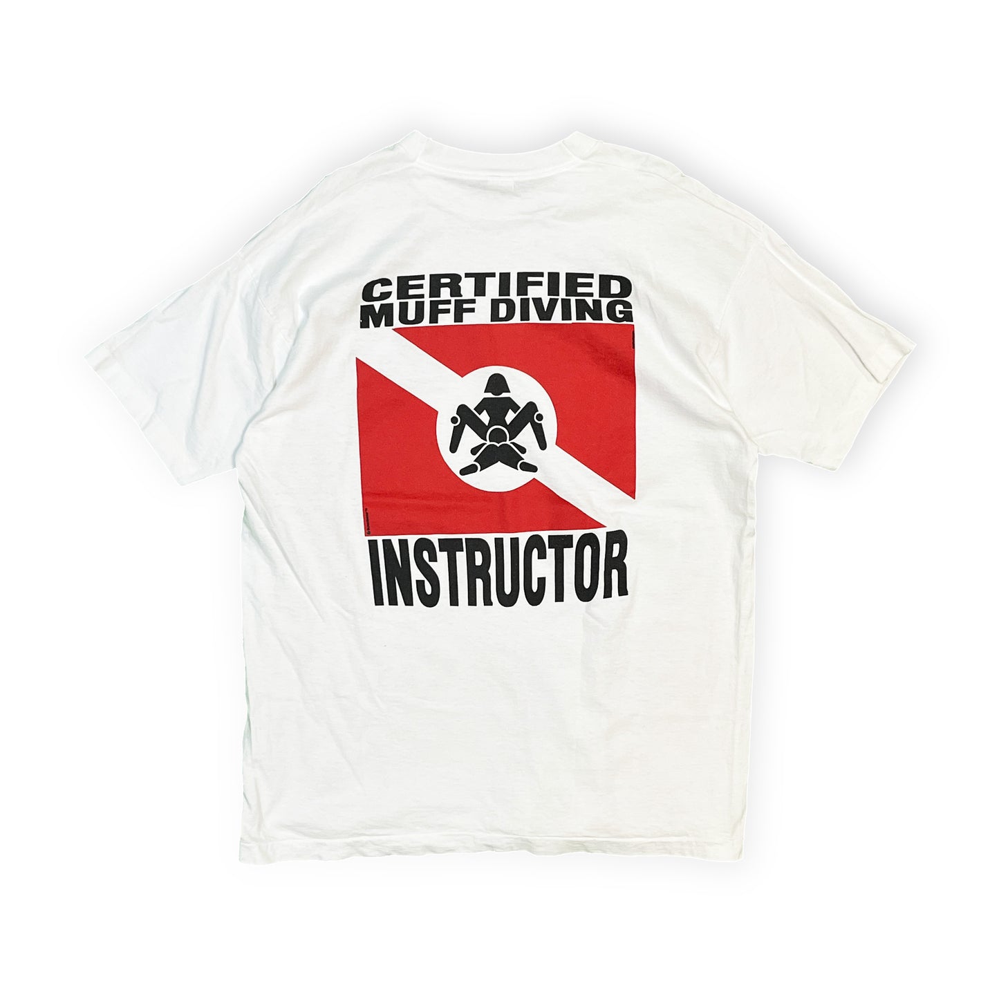 90's FRUIT OF THE LOOM "MUFF DIVING" エロ T Size (XXL)