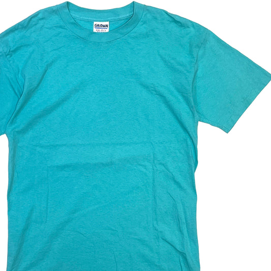 90's GILDAN Blank T ティファニーブルー Size (L) レアカラー！