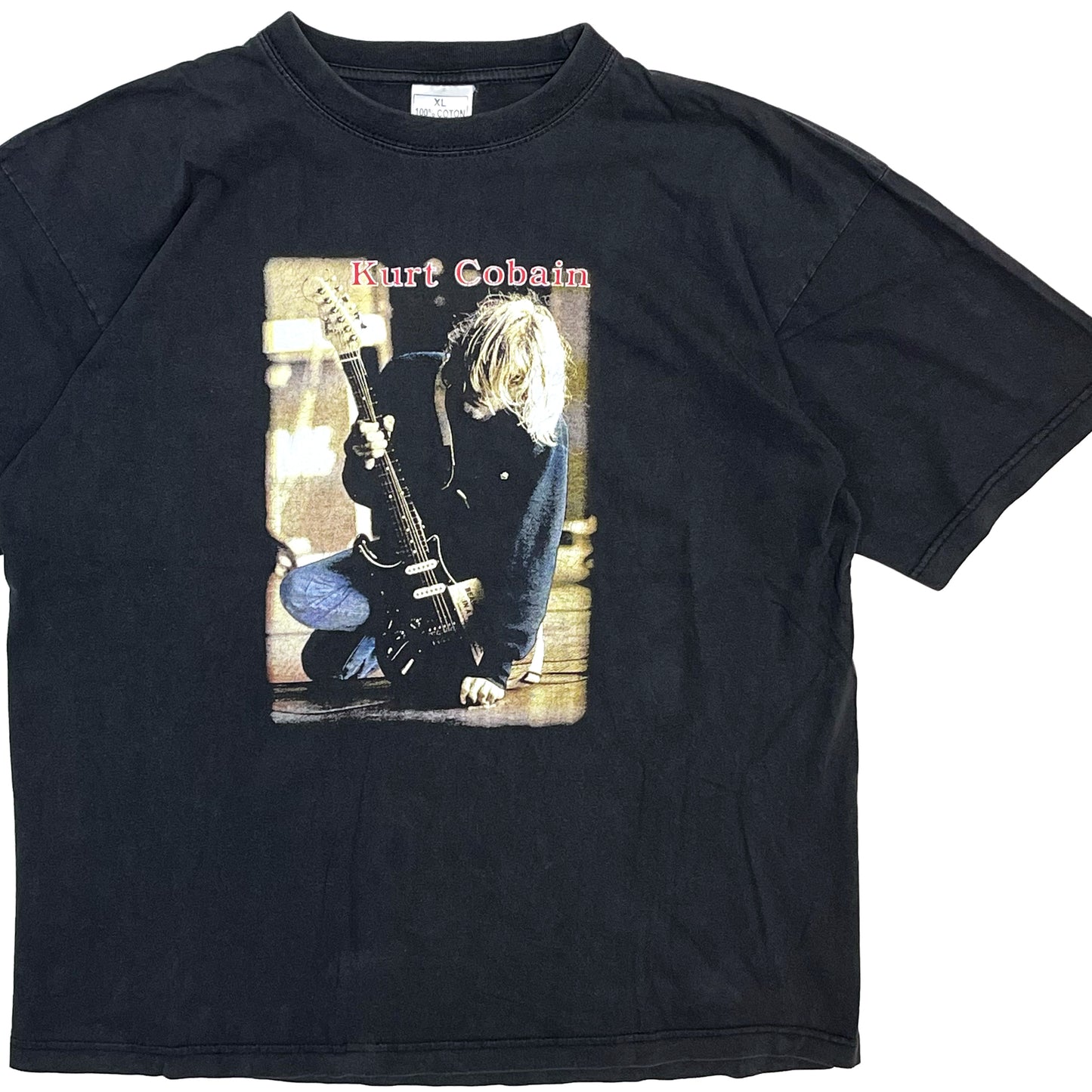 90's Euro Nirvana "Kurt Cobain" T Size (XL)