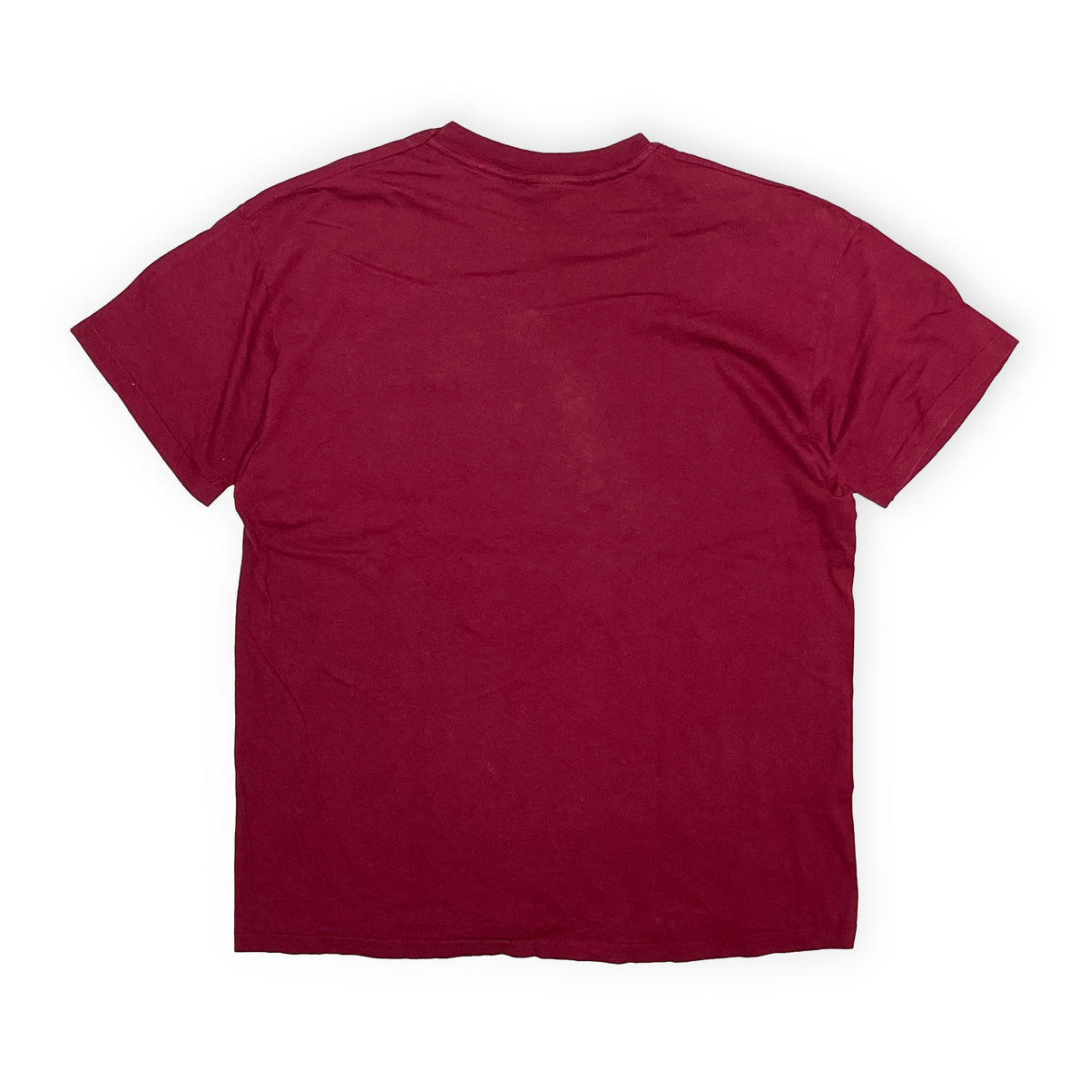 90's Hanes Pocket T バーガンディー Size (XL) グッドカラー！