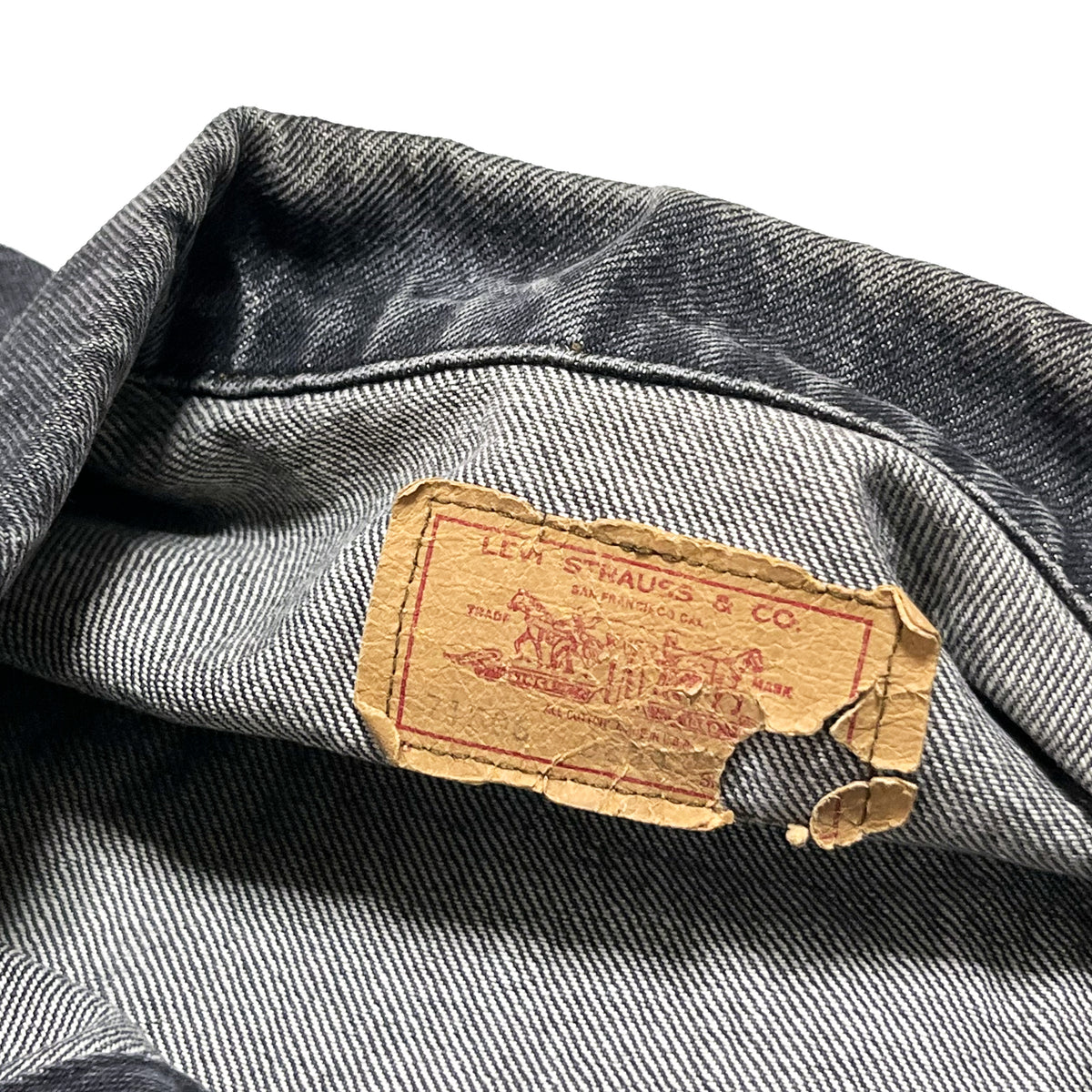 80's〜 Levi's 71506 Black Denim JKT Size (44-46)位