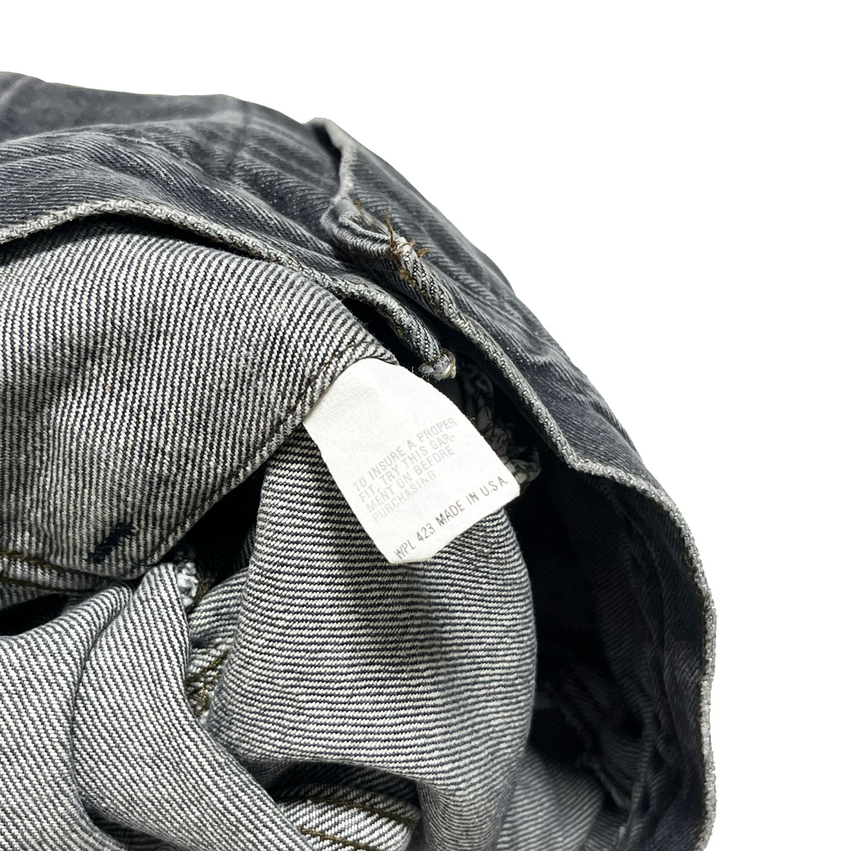 80's〜 Levi's 71506 Black Denim JKT Size (44-46)位