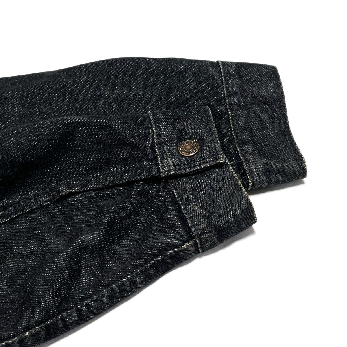 80's Levi's 75505 先染め Black Denim JKT  濃黒 カナダ製 Size (46) ビッグサイズ！