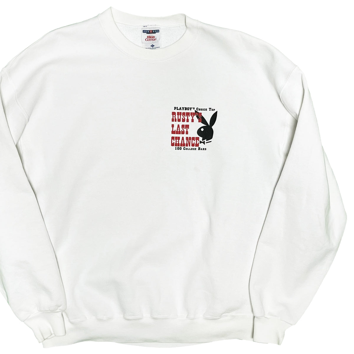 90's JERZEES PLAYBOY Sweat "America’s Top 100 College Bars" Size (XL)