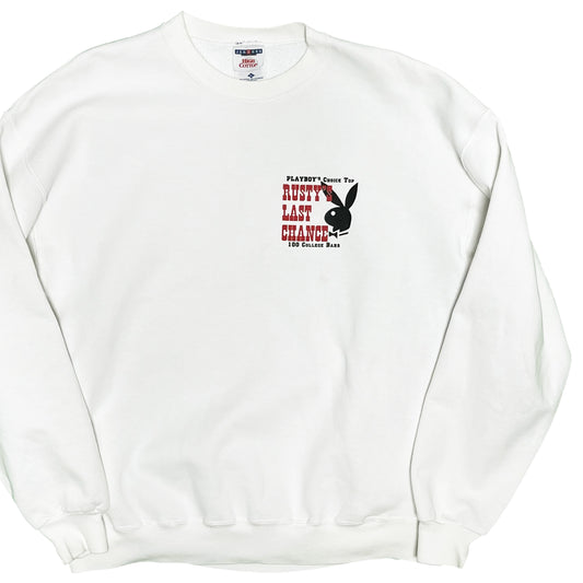 90's JERZEES PLAYBOY Sweat "America’s Top 100 College Bars" Size (XL)