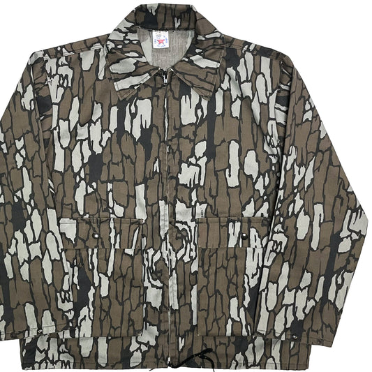 80's〜 Trebark Camo Zip JKT Size (L) アメリカ製