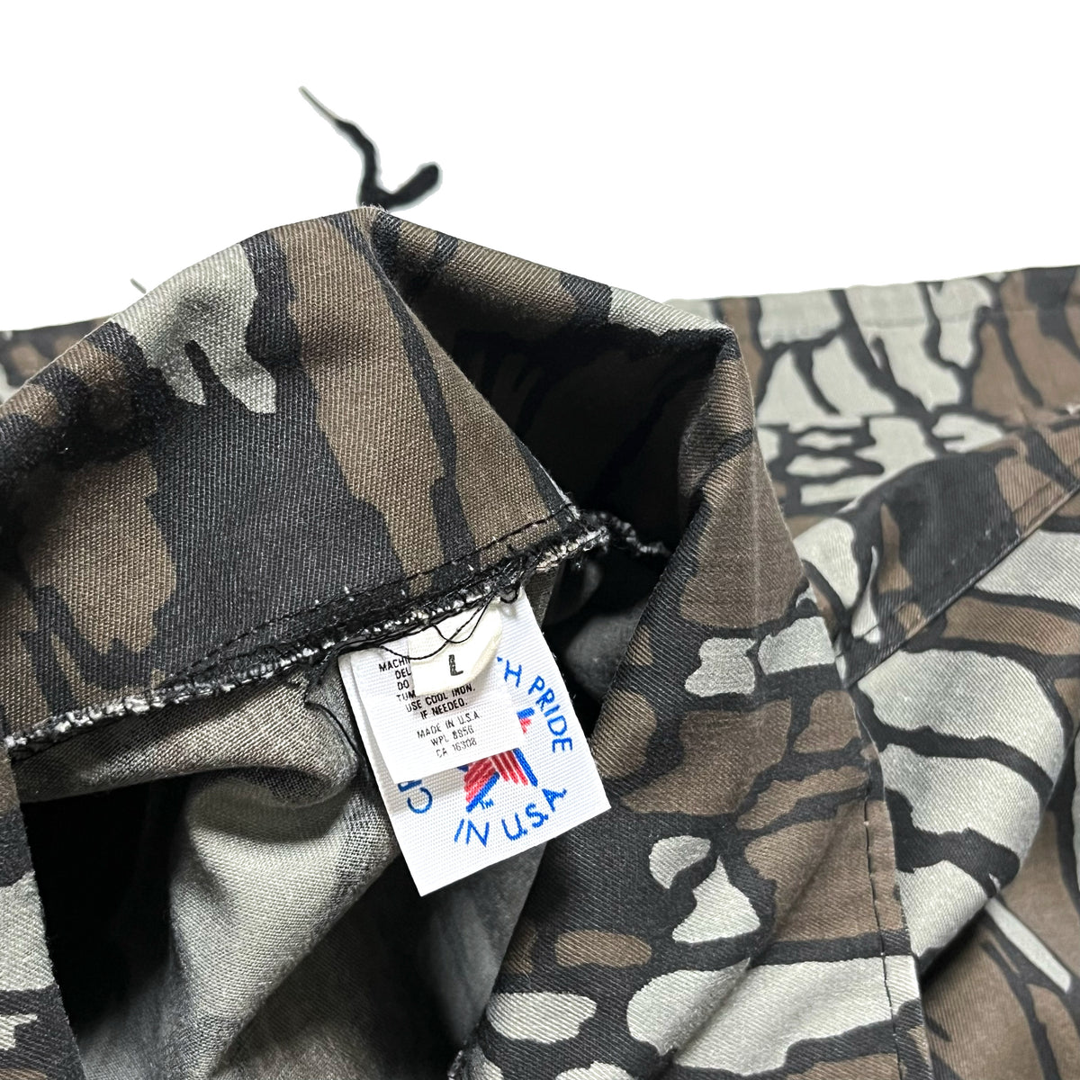 80's〜 Trebark Camo Zip JKT Size (L) アメリカ製