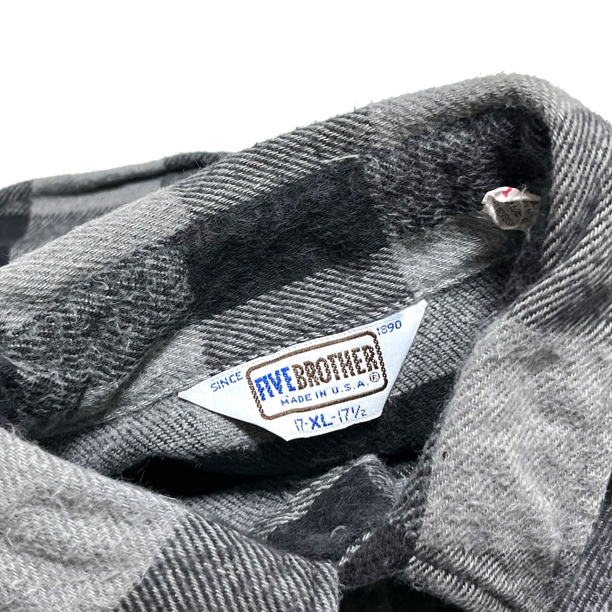 70's FIVEBROTHER Nel SH 好配色チェック Size (XL)