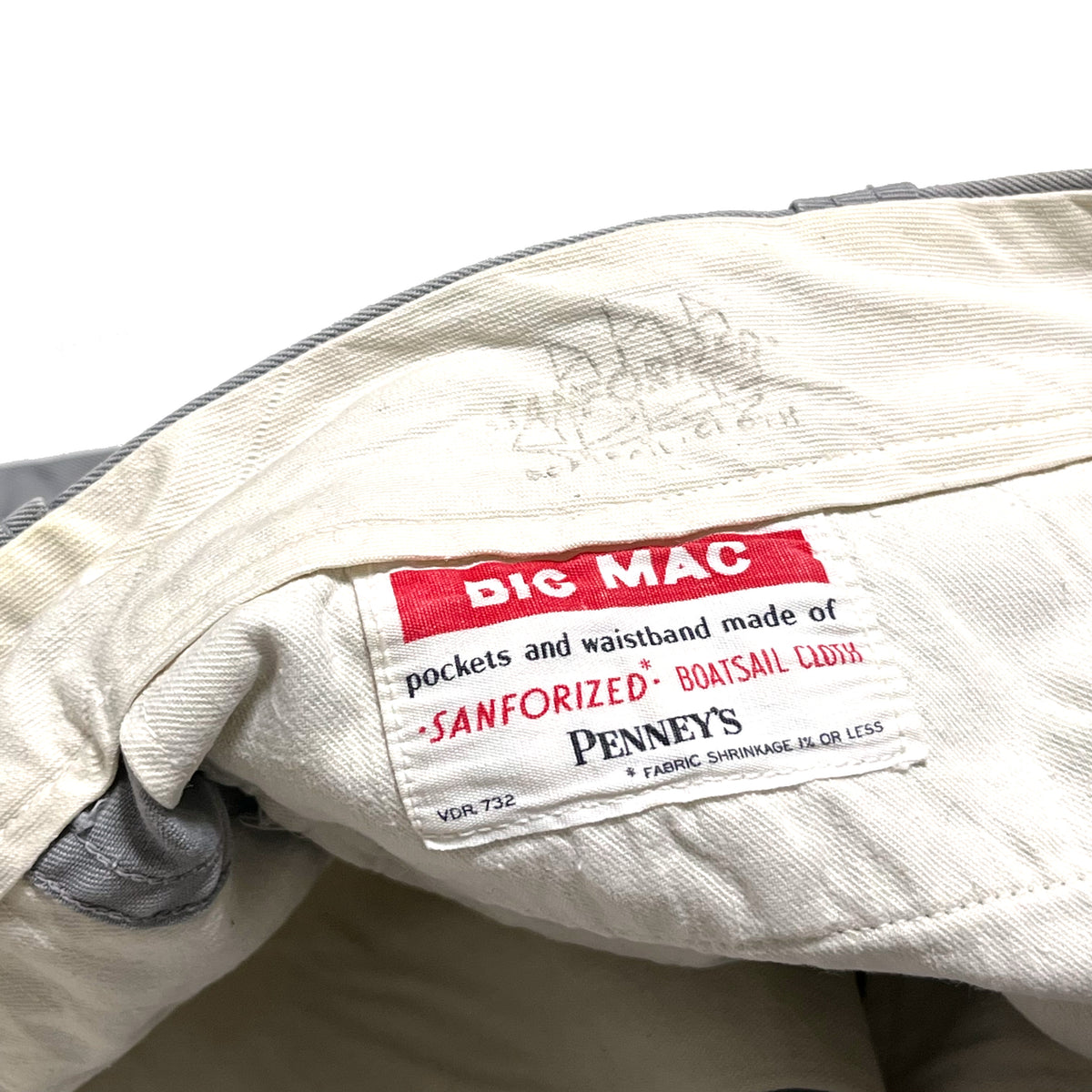 50's〜 PENNEY'S BIG MAC Work PT カットオフ Size (W34.5)位