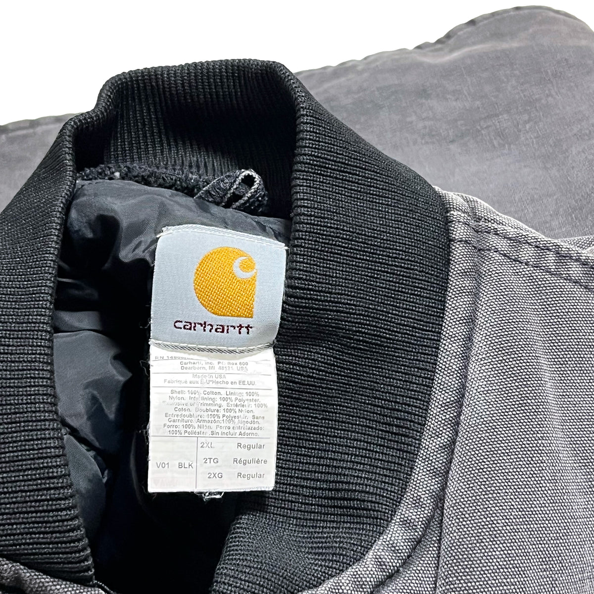 アメリカ製 Carhartt Duck Vest ブラック Size (2XL-R)