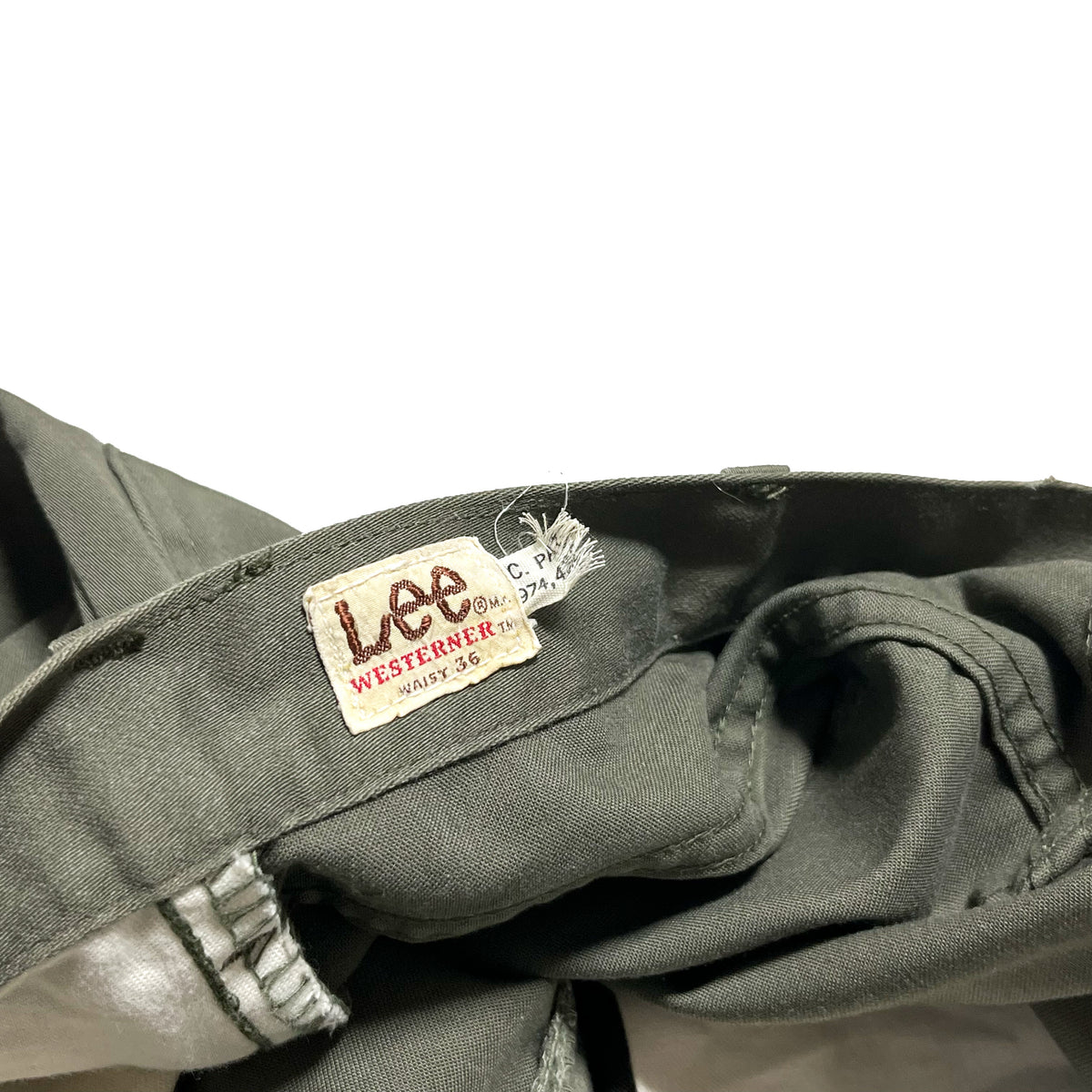70's〜 Lee Westerner コットンサテン PT Size (W33.5 L26)位