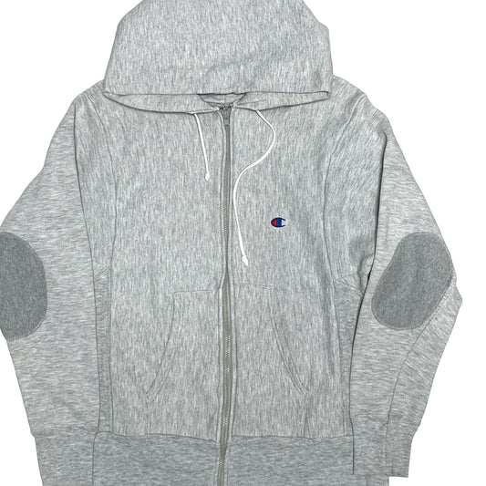 80's Champion R/W Zip Parka グレー Size (XL) リサイズ！