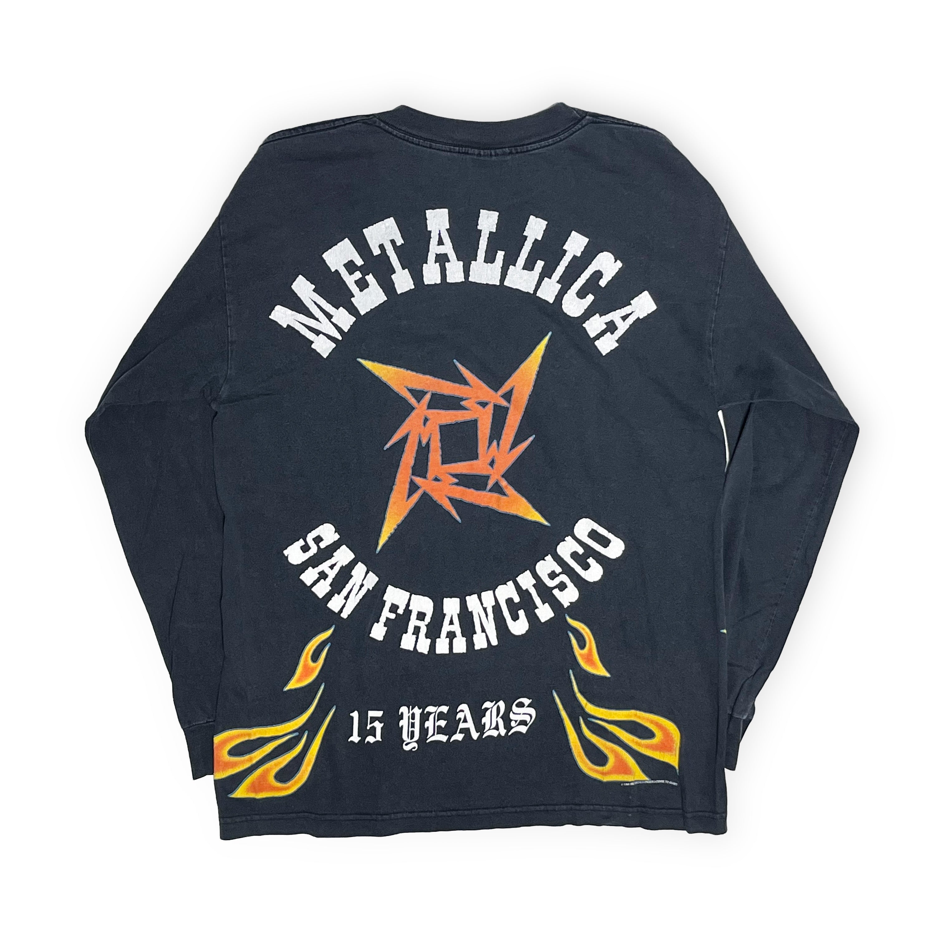 90s LLICA 15 YEARS GIANT USA製 ロンT 90's Giant Metallica L/S T 