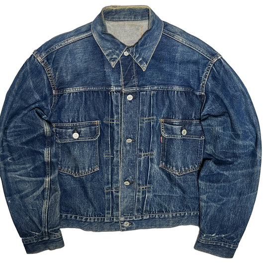 50's Levi's 507XX Denim JKT 片面赤タブ ハギ付き 極上色落ち Size (44-46)位