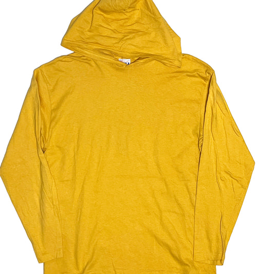 90's〜 Hanes Blank T-Parka イエロー Size (M) グッドカラー！