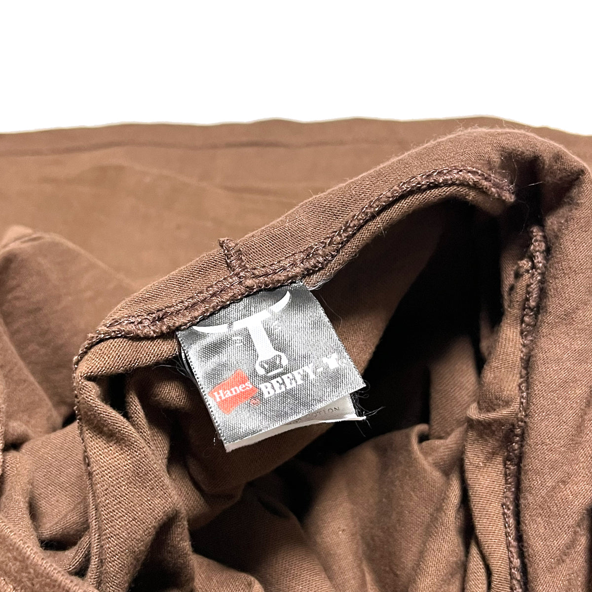 00's Hanes Blank T-Parka ブラウン Size (2X) グッドカラー！