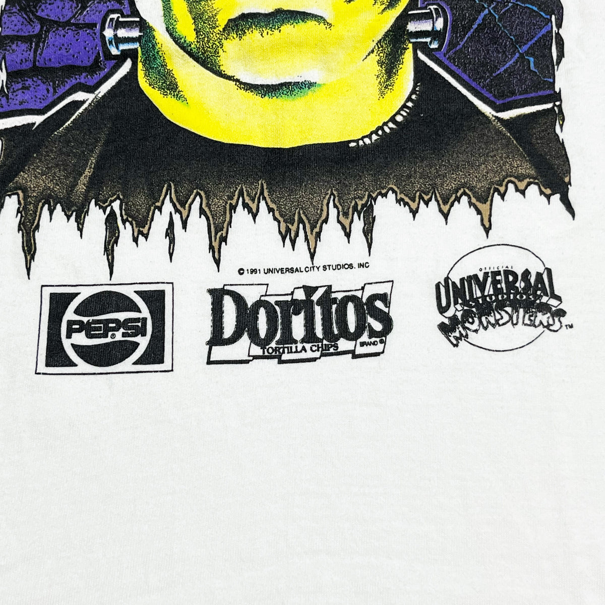90's Hanes Universal Monsters "Frankenstein MONSTER MATCH" T Size (XL) レア！