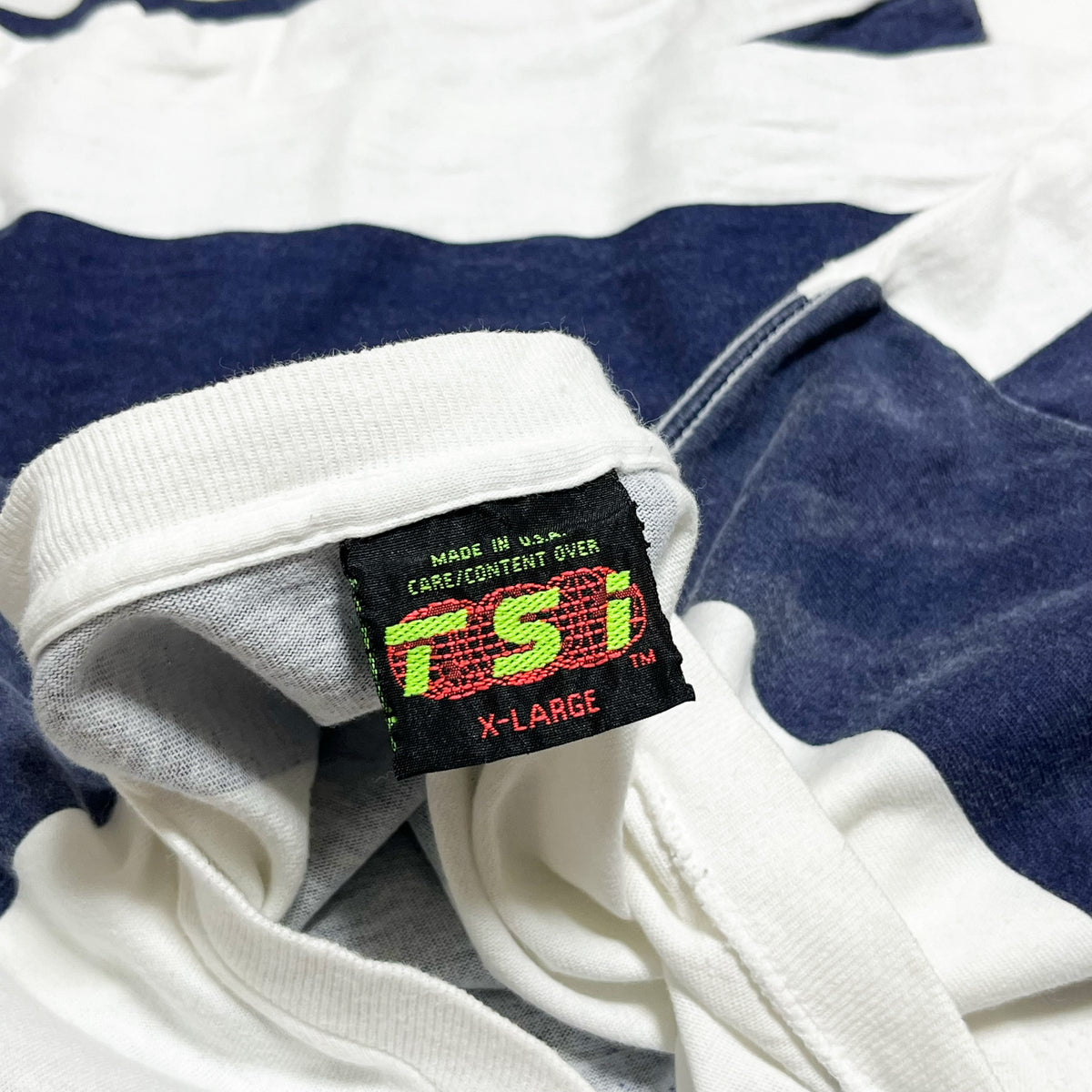 90's TSi Stripe L/S T 好配色 Size (XL) アメリカ製
