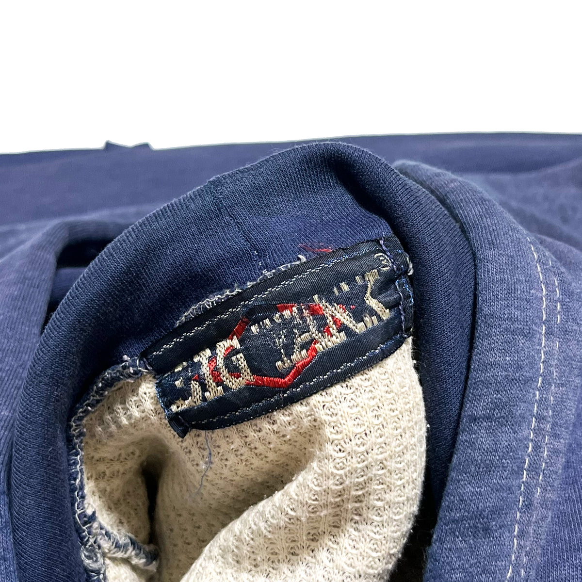 80's BIG YANK Zip Parka 裏サーマル付き ネイビー Size (XL-XXL)位
