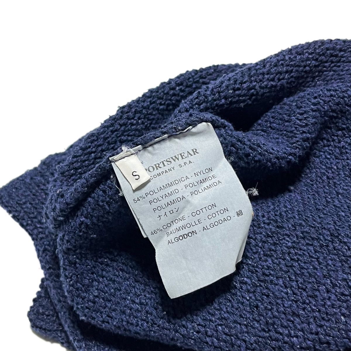 90's Stone Island Sweater ネイビー Size (ML)位