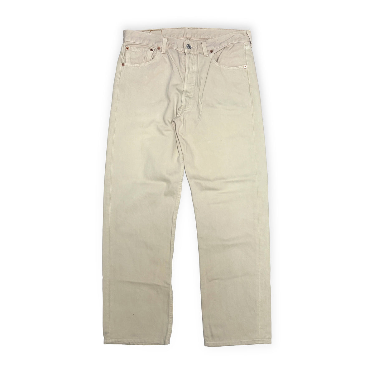 90's Levi's 501 Denim PT ベージュ グッドカラー！ Size (W33 L30)位