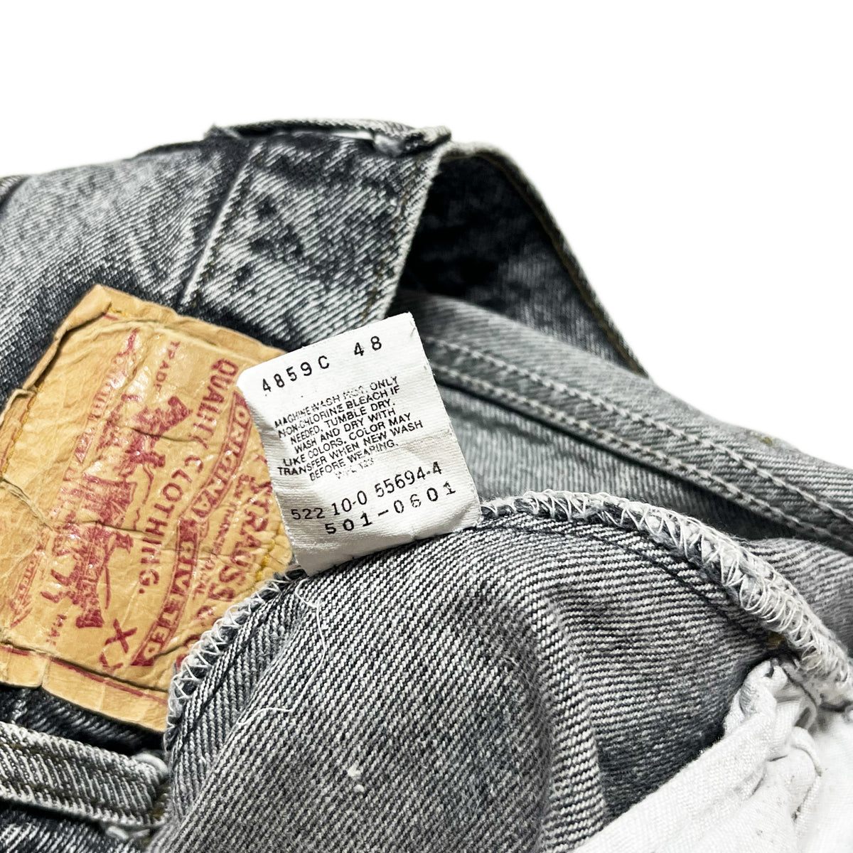 90's Levi's 501 Black Acid Wash Denim PT 良雰囲気 Size (W34 L32)位