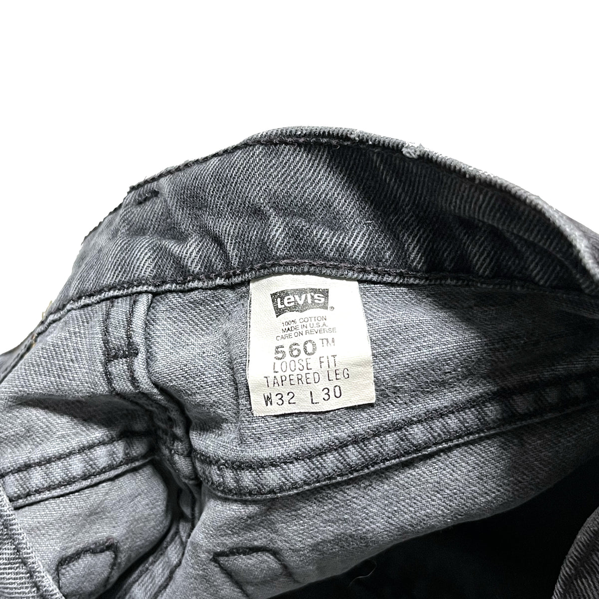 90's Levi's 560 Black Denim PT 良雰囲気 Size (W32 L30)位