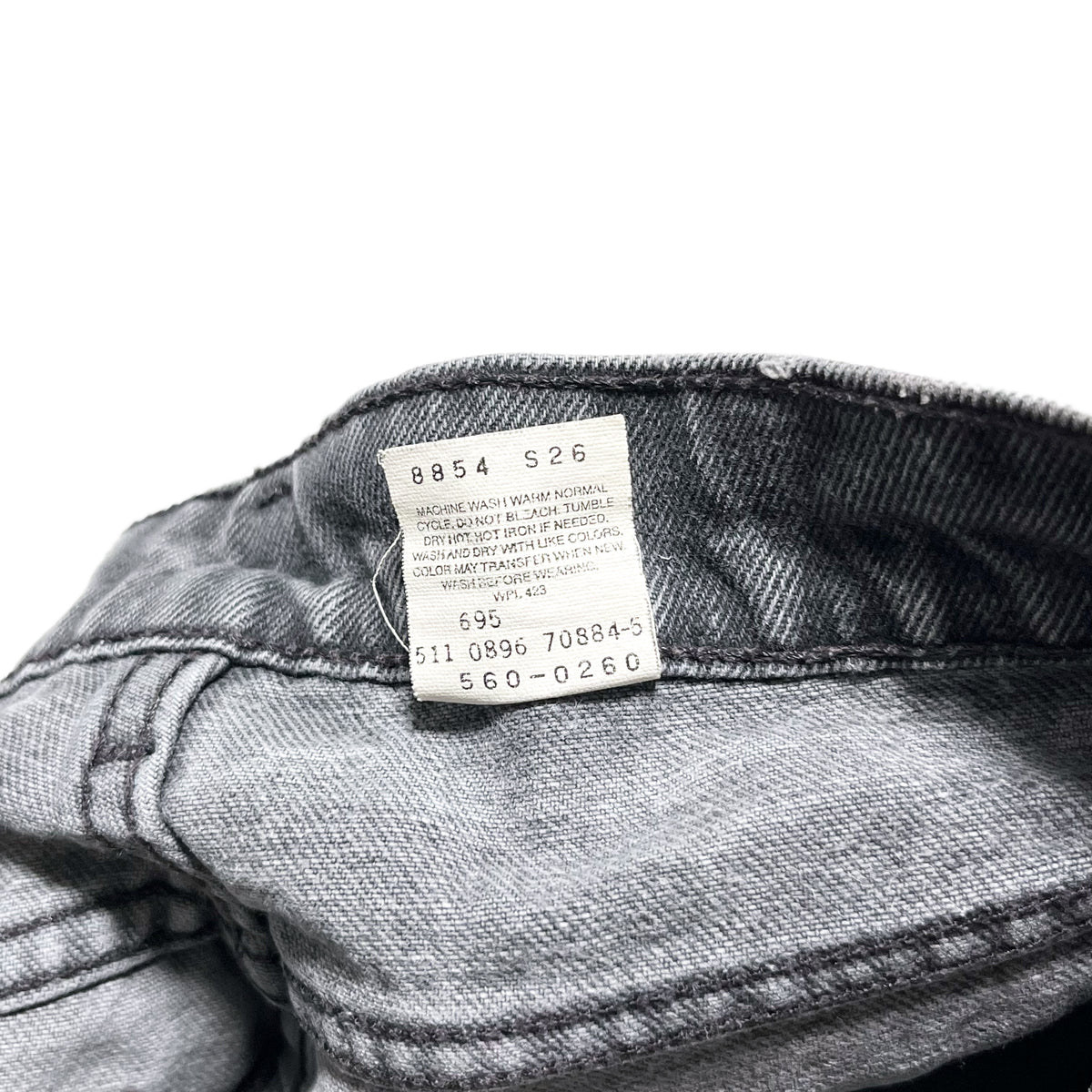 90's Levi's 560 Black Denim PT 良雰囲気 Size (W32 L30)位