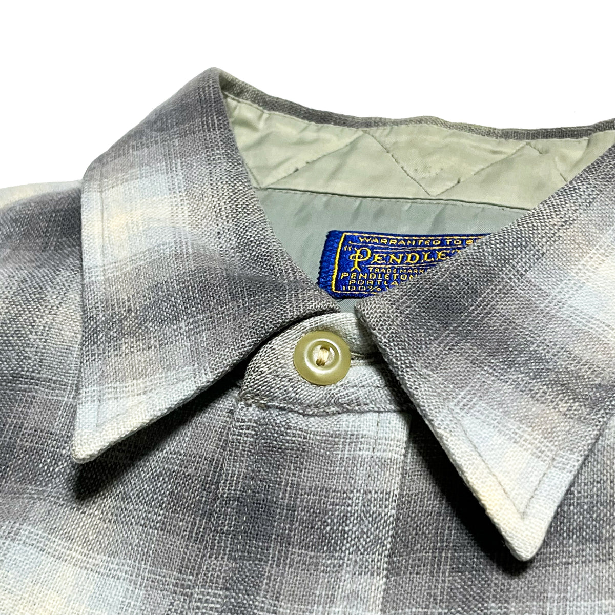 50's Pendleton Wool SH 極上配色 オンブレチェック Size (15 1/2)