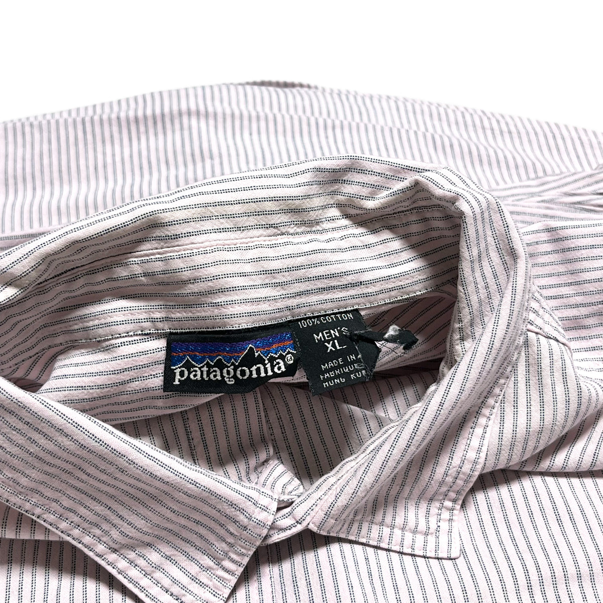 90's Patagonia Stripe L/S コットン SH Size (XL)