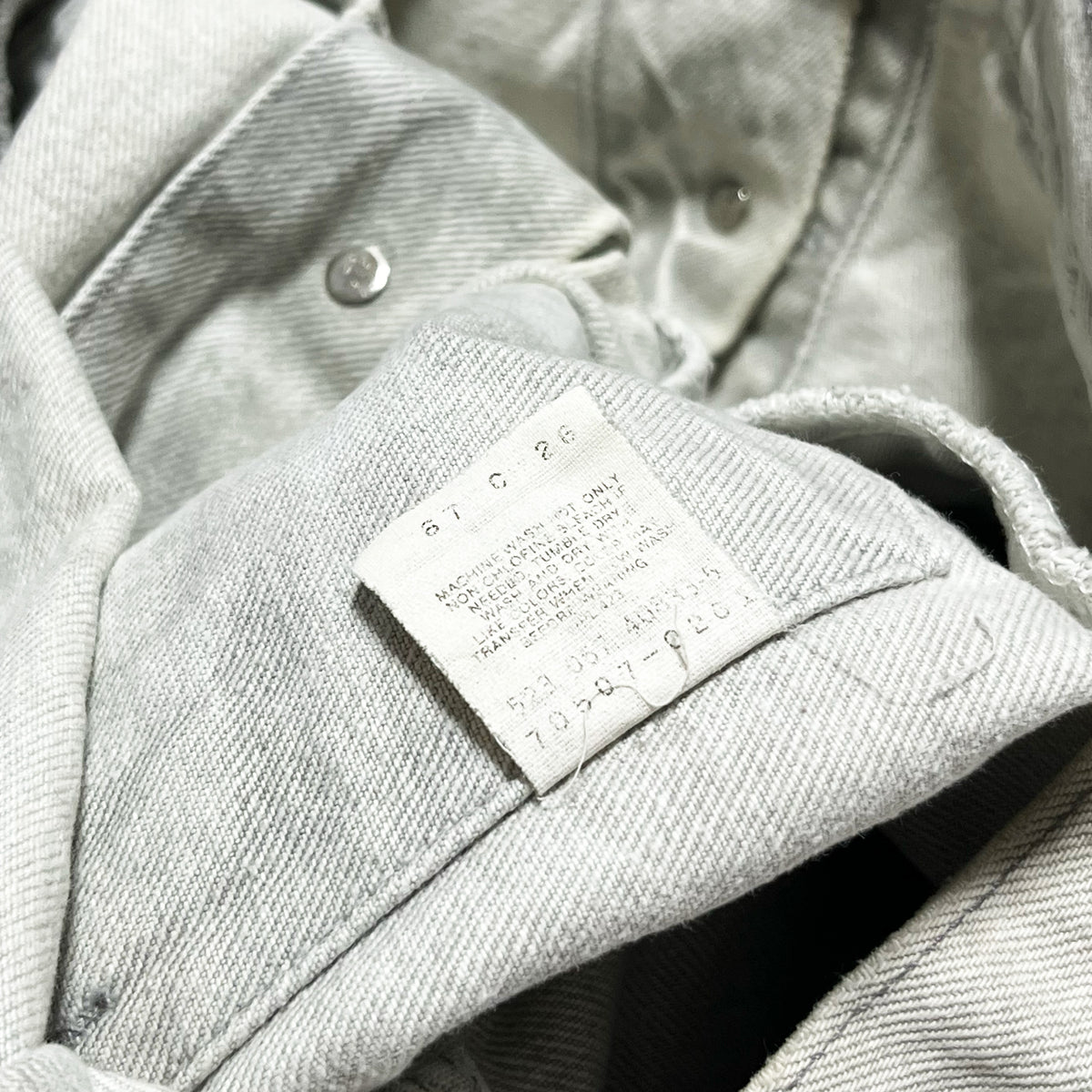 80's〜 Levi's 70507 Acid Gray Denim JKT Size (L)