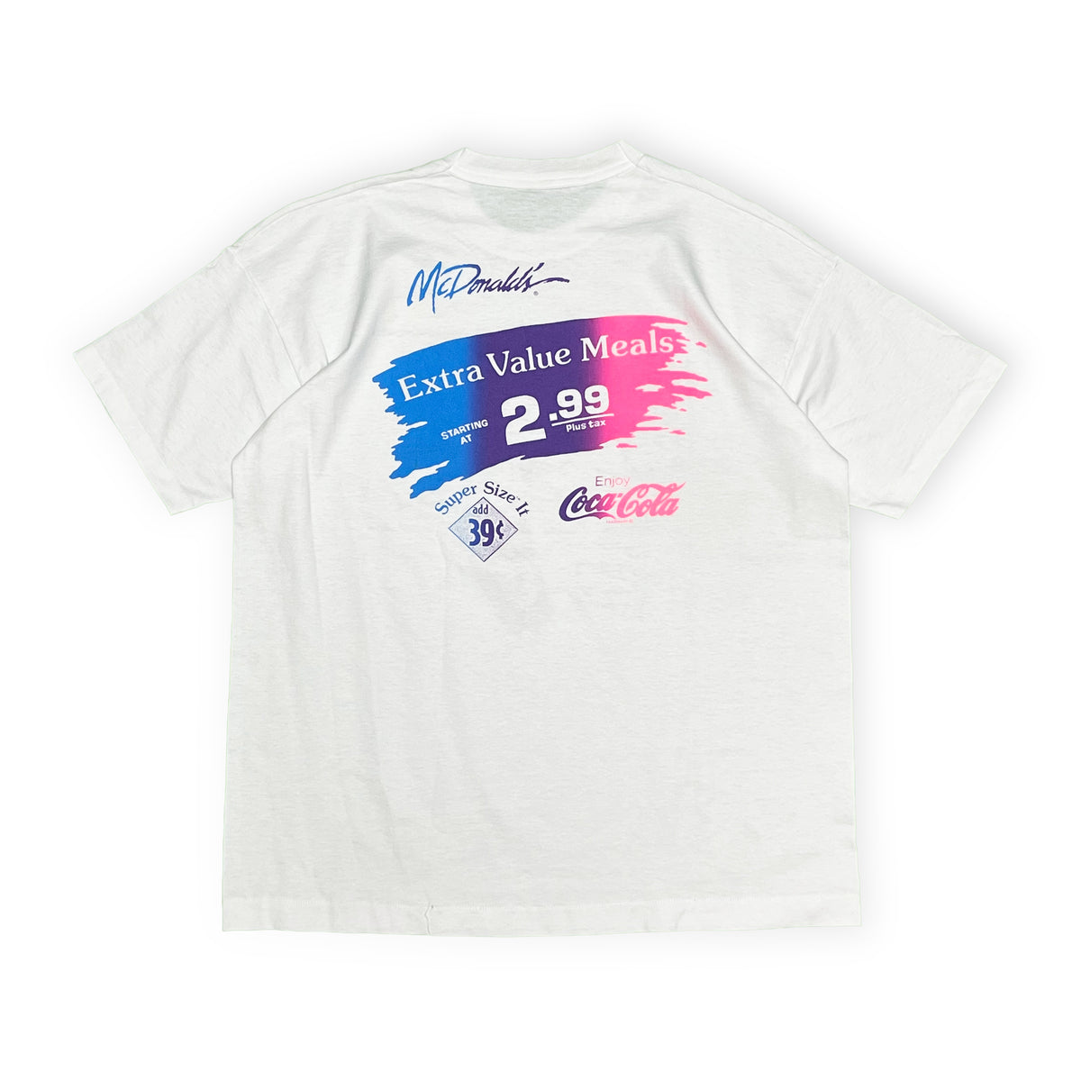 90's FRUIT OF THE LOOM BEST Mc Donald's X Mr.Pibb T Size (XL)