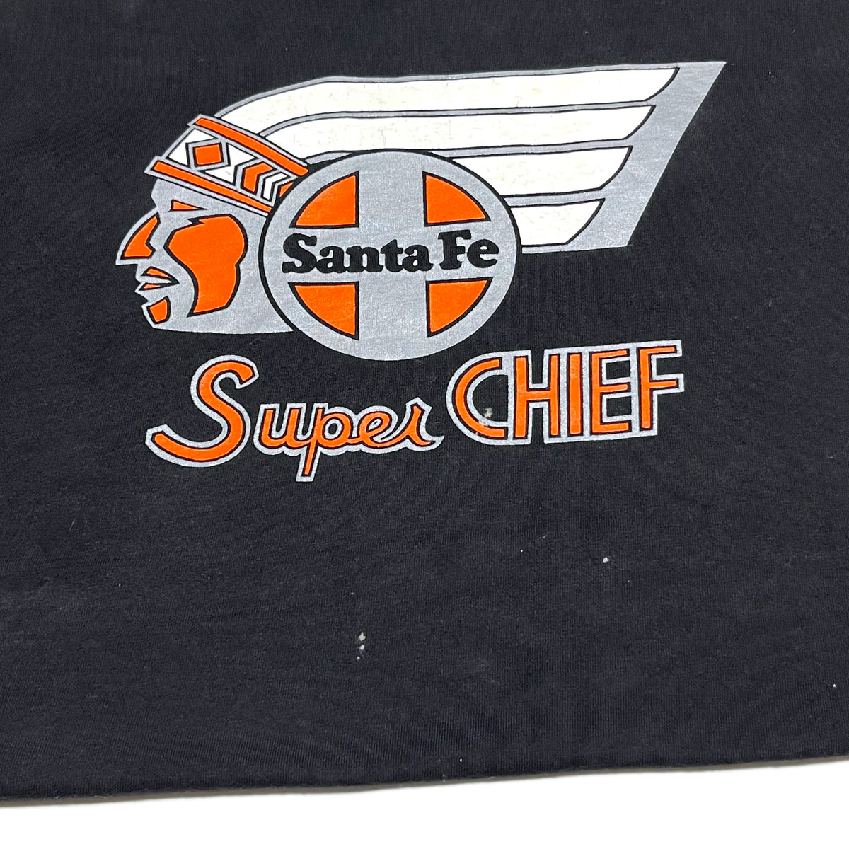 80's〜 Hanes Santa Fe Railway "Super CHIEF" T Size (XXL) ビッグサイズ！