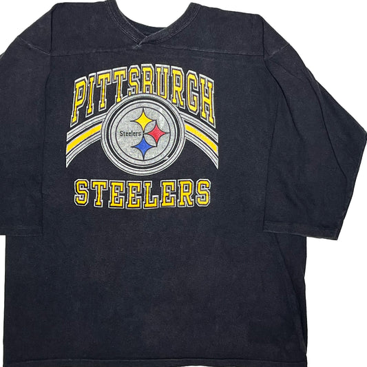 80's Champion Football T "PITTSBURGH STEELERS" Size (XL)