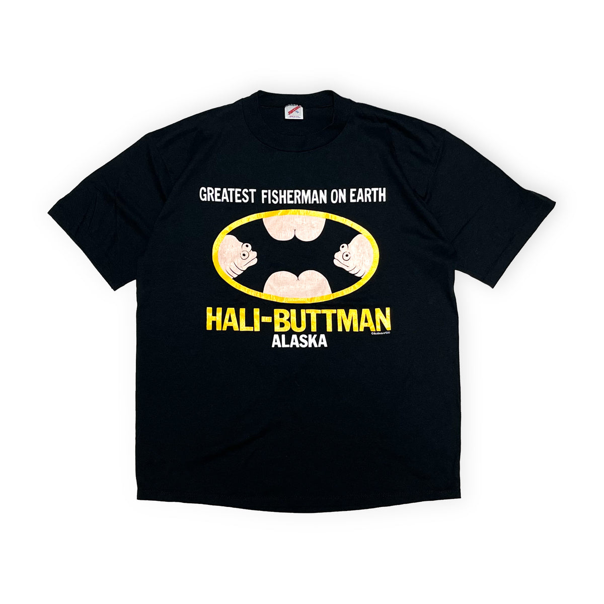 90's JERZEES Batman Parody "HALI-BUTTMAN" T Size (XL)
